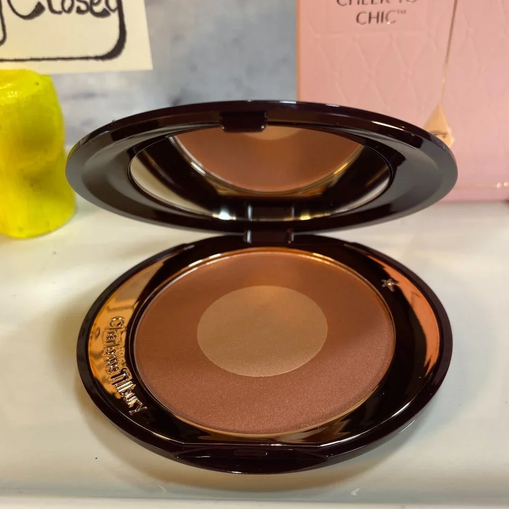 Charlotte Tilbury Beauty-Cheek to Chic Blush Pillow Talk Glow-Full 8 g-BOXED-NEW